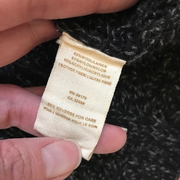 Free People wool‎ blend shirt sleeve sweater Medium - Picture 4 of 8